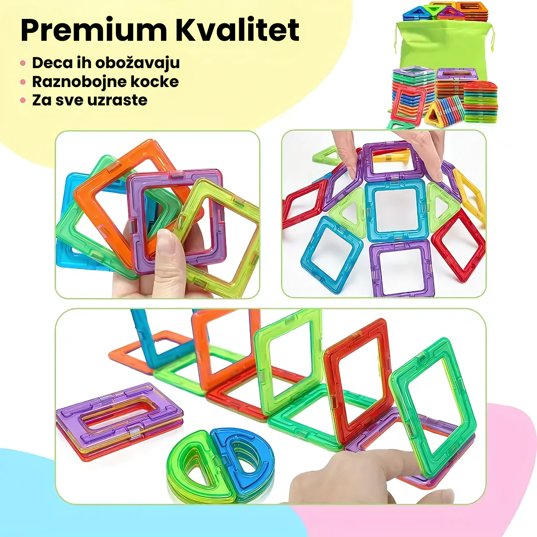 3D Magični set za igru i učenje - 60 delova
