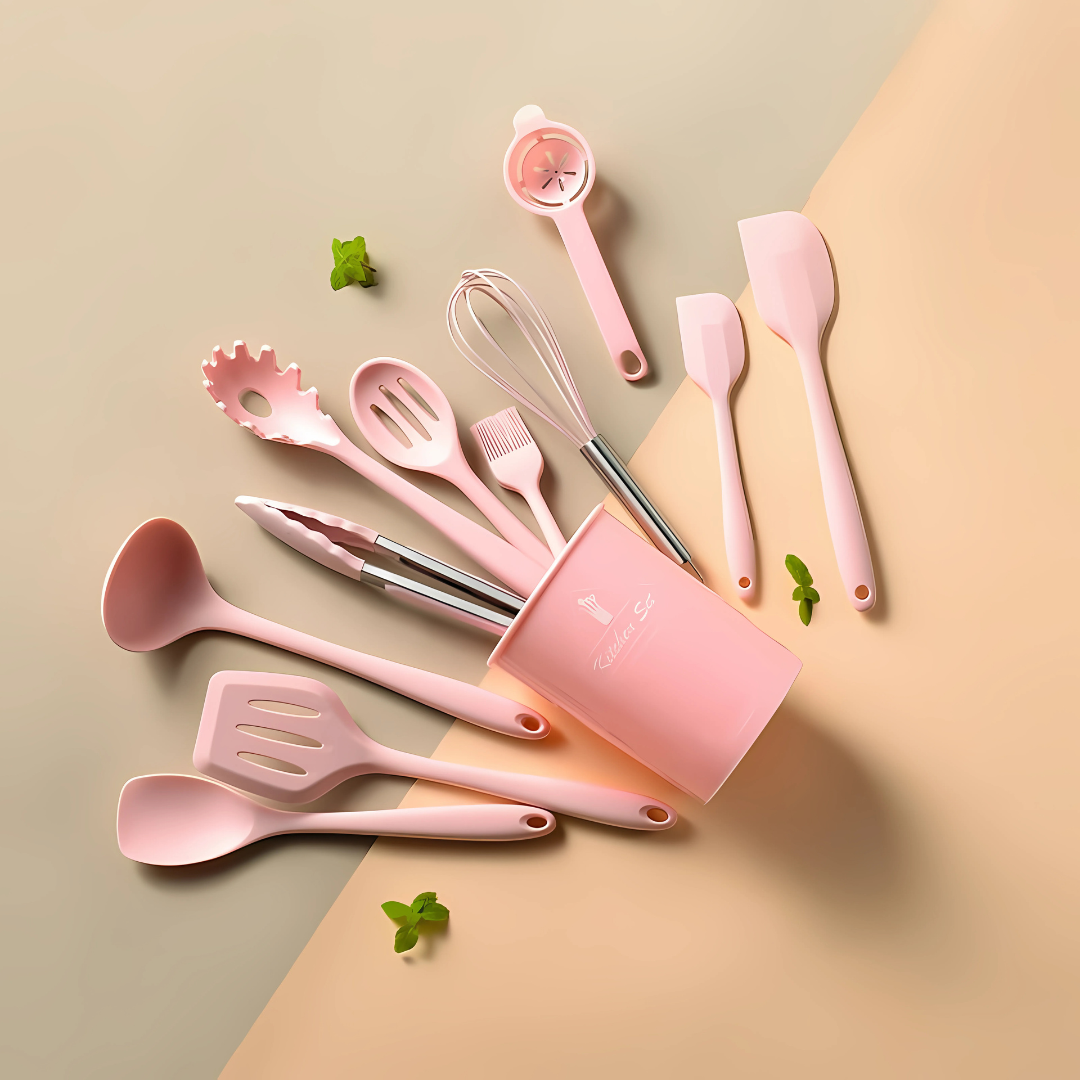 Set od 11 pribora za Kuhinju + Poklon Čaša za pribor