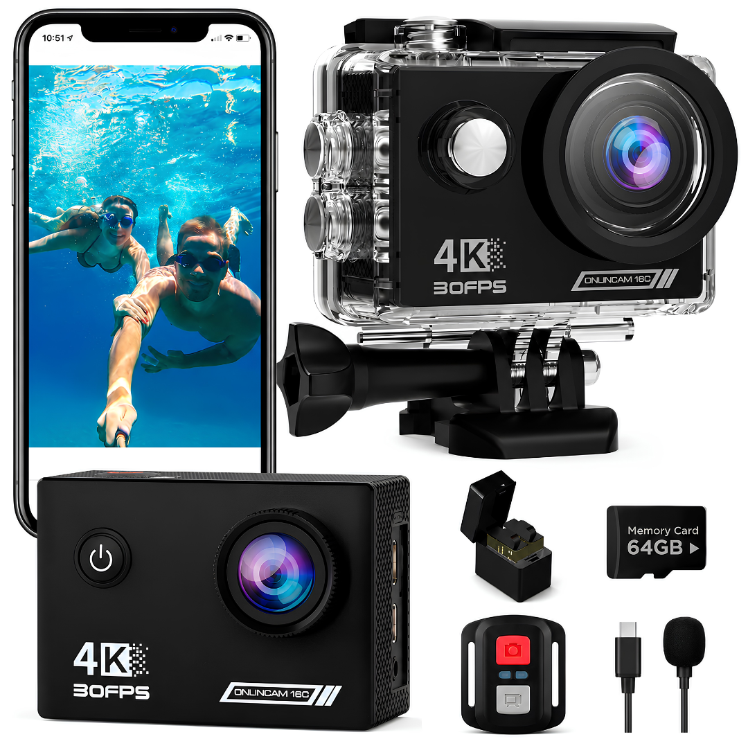 Akciona 4K ULTRA HD Sportska WI FI Kamera