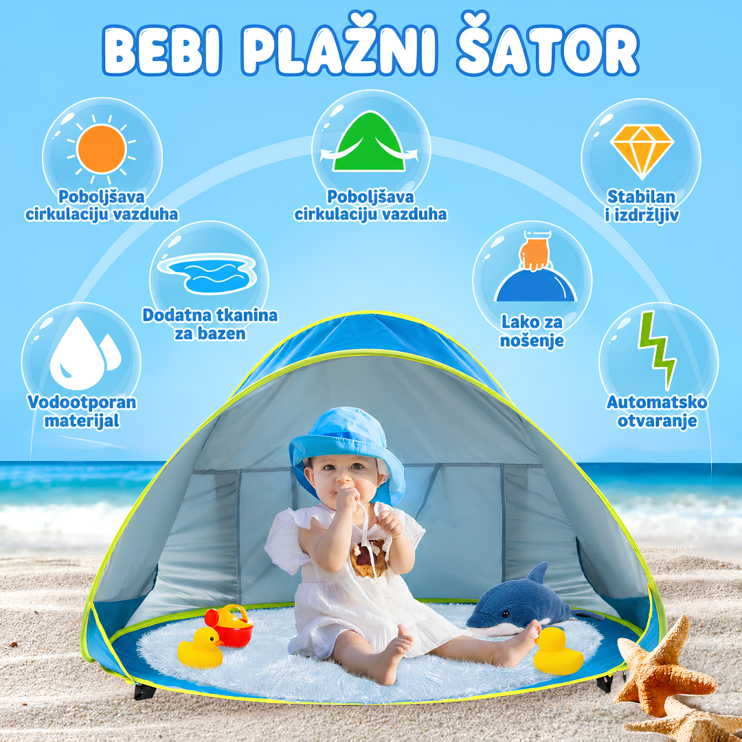 Šator za decu sa bazenom