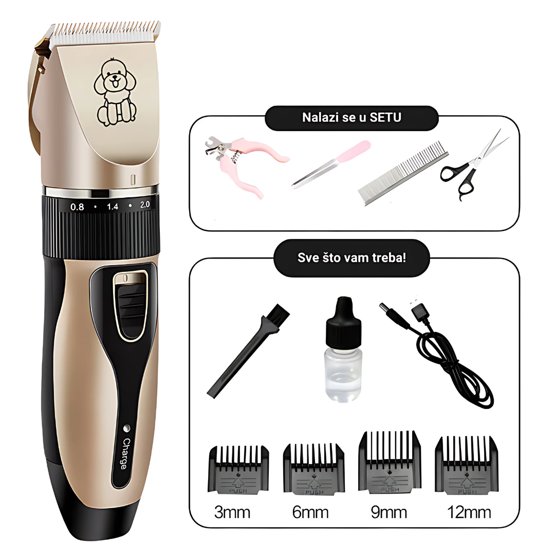 Profesionalna mašinica za šišanje + Dodatci GRATIS!