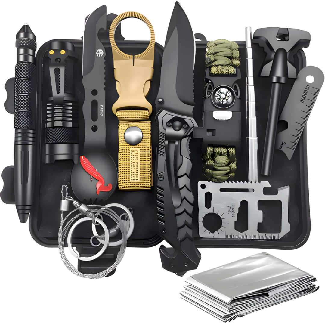 Survival kit 69 u 1 - paket opreme nophodne za preživljavanje u prirodi