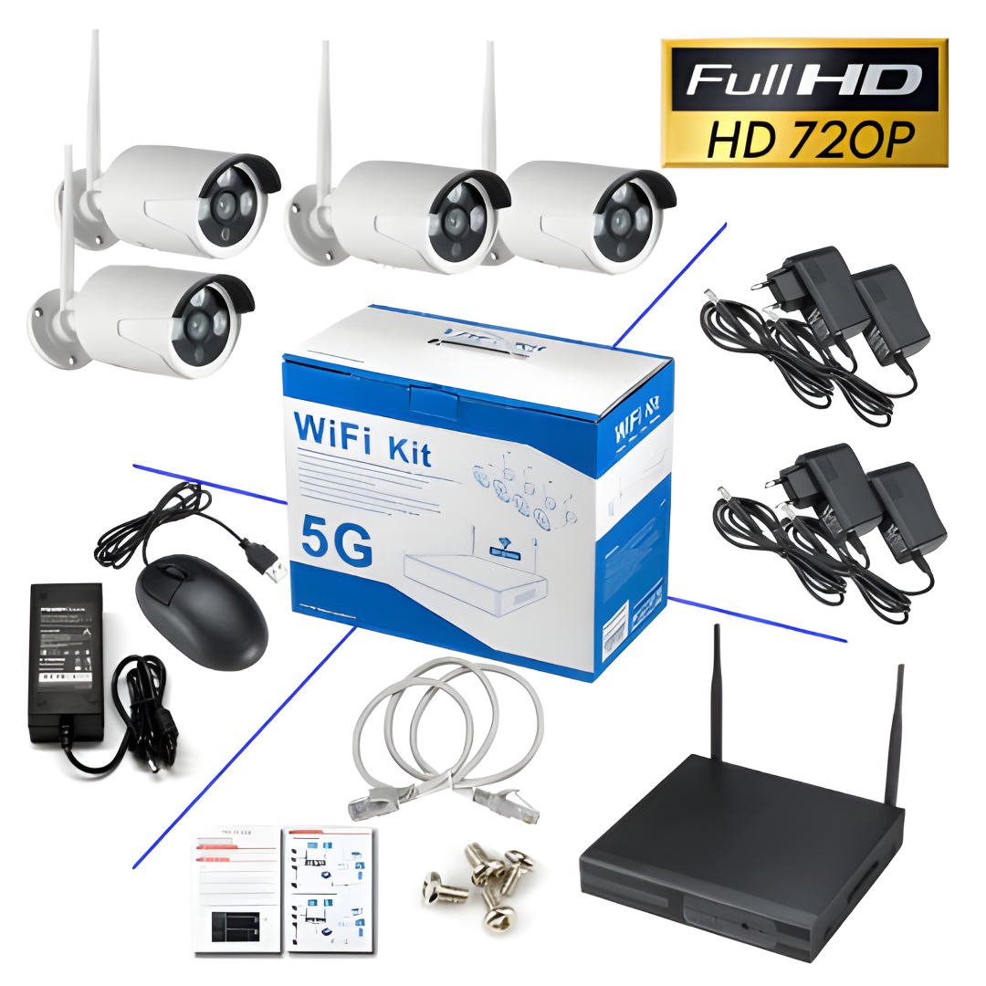 Video nadzor 5G WiFi - set 4 kamere