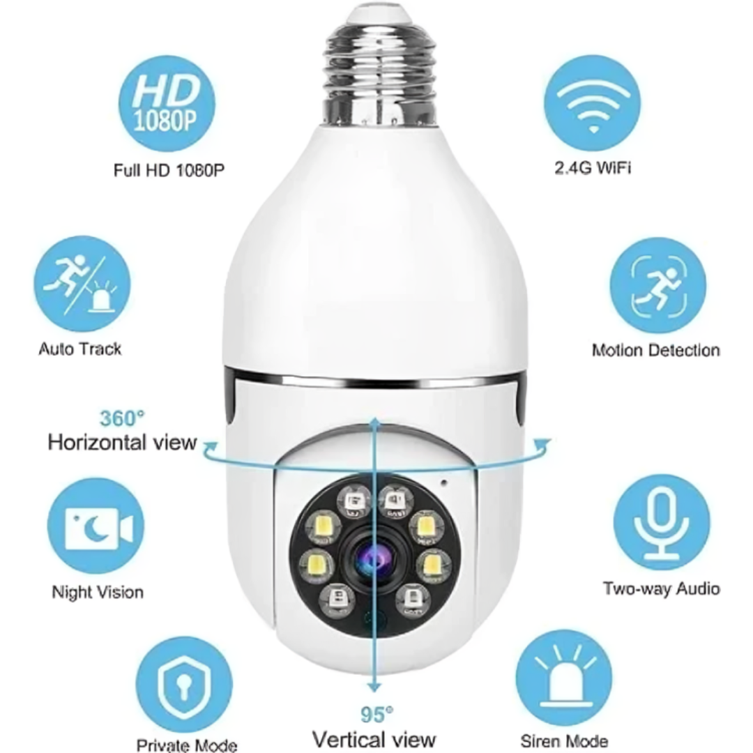 WiFi kamera sijalica 2u1