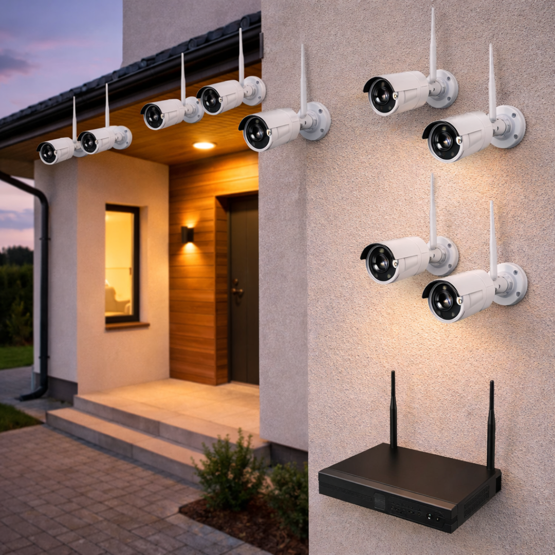 Bežični video nadzor / CCTV wireless monitoring 8 kamera