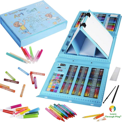 Kofer sa 208 delova za crtanje i školu - malapijaca
