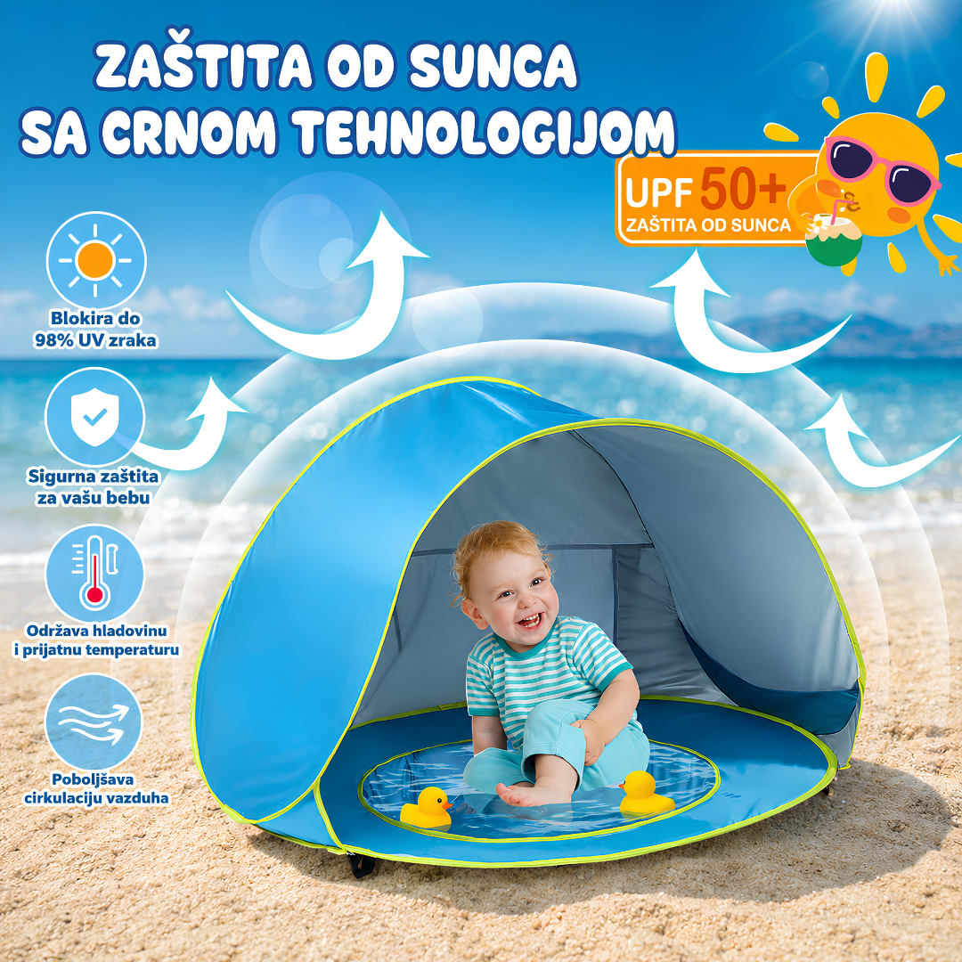 Šator za decu sa bazenom