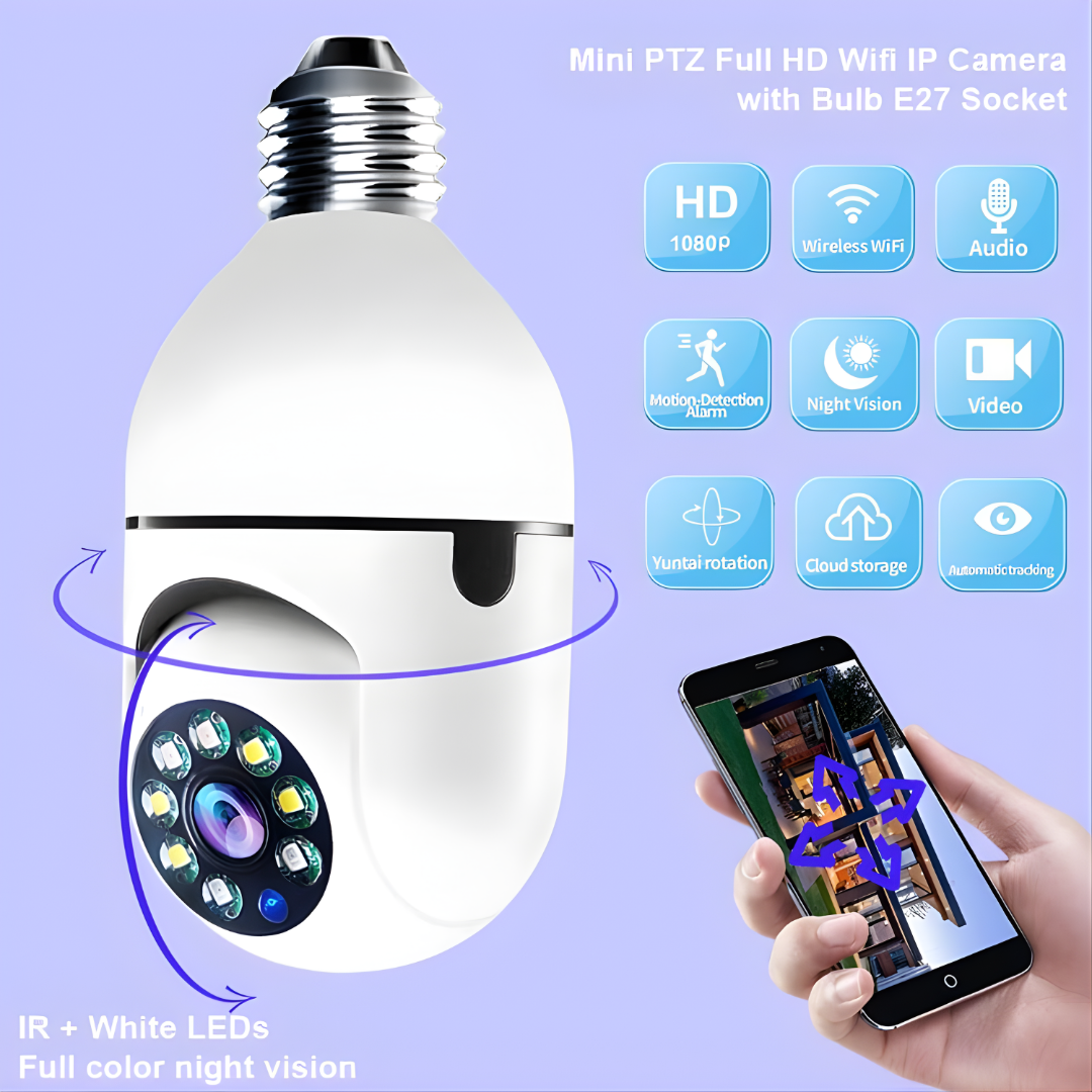 WiFi kamera sijalica 2u1