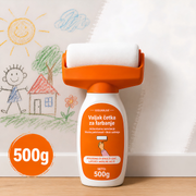 Valjak za Popravku Oštećenih Zidova + 500g Bele Farbe