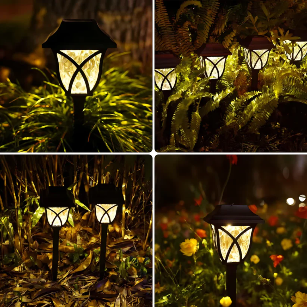 Baštenske solarne lampe - 2 komada