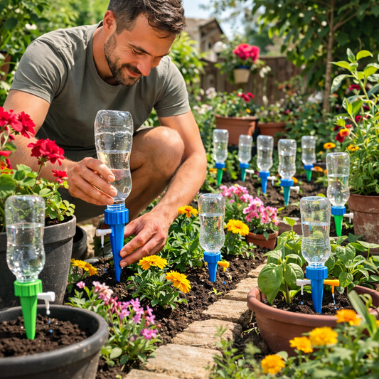 Sistem kap-po-kap na flašu za zalivanje saksijskog cveća (10 komada)