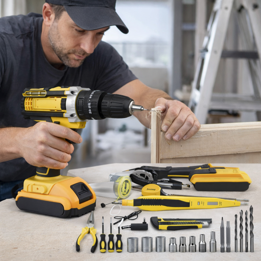 Aku bušilica sa setom alata