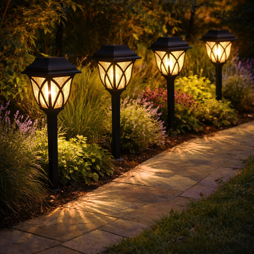 Baštenske solarne lampe - 2 komada