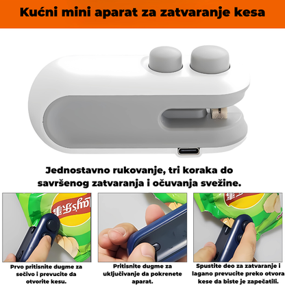 Zatvarač za Plastične Kese 1 + 1 GRATIS!