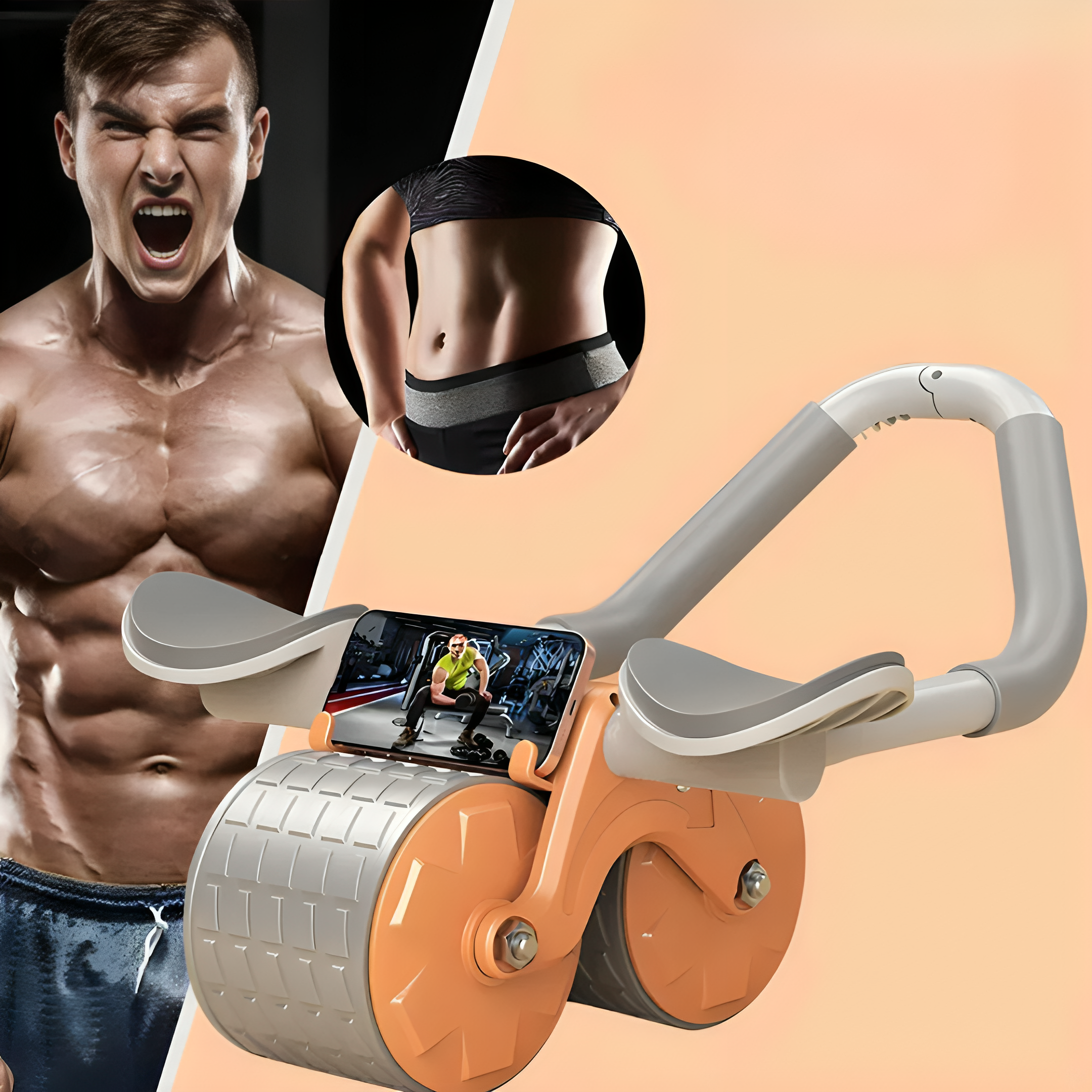 AB Roller sa Automatskim Povratom – Profesionalni Trening za Stomak i Core