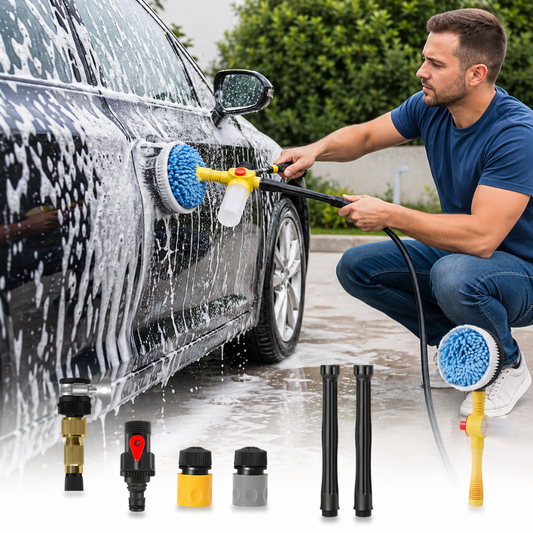 Rotirajuća Četka za Pranje – Turbo Čišćenje Bez Muke na Obično Crevo