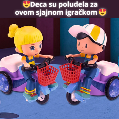 Rotirajući tricikl - Deca su oduševljena ovom IGRAČKOM! - malapijaca