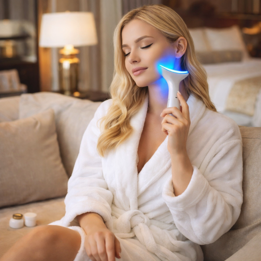 Aparat za Zatezanje lica i Vrata + POKLON 2 Kreme Kolagena