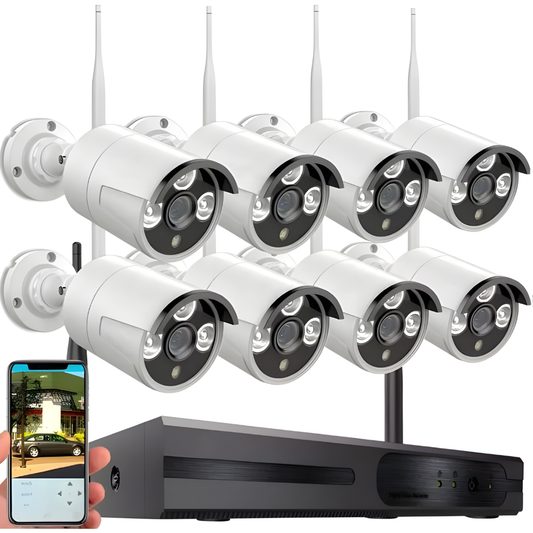 Bežični video nadzor / CCTV wireless monitoring 8 kamera