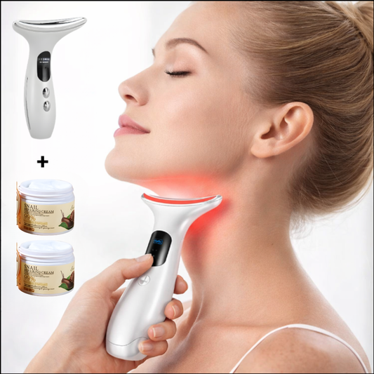 Aparat za Zatezanje lica i Vrata + POKLON 2 Kreme za podmlađivanje lica