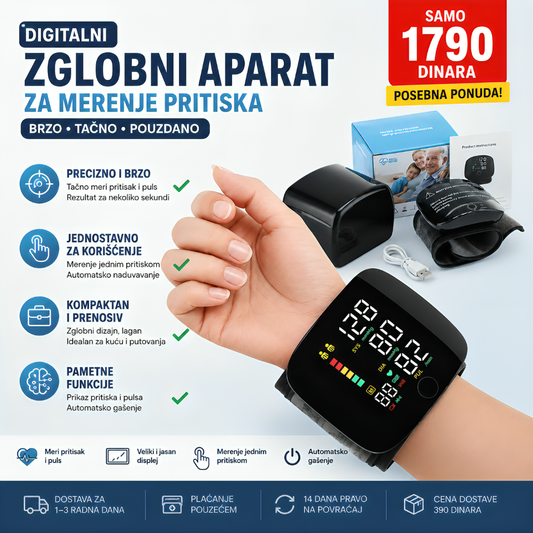 Digitalni Zglobni Aparat za Pritisak