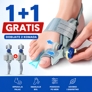 Ortopedski Steznik Za Čukljeve – Ispravljanje i Zaštita Stopala 1 + 1 Gratis!