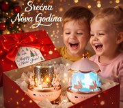 Muzička Kutija Ringišpil sa zekama - Zvezdano Nebo