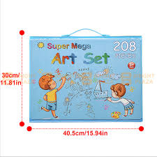 Kofer sa 208 delova za crtanje i školu - malapijaca